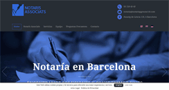 Desktop Screenshot of notariapgracia118.com