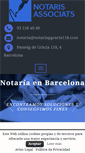 Mobile Screenshot of notariapgracia118.com
